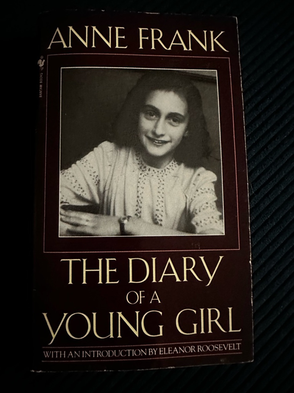 Anne Frank Art Print - Brown Cover Home Print